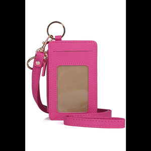 Julia Buxton Solid Everywhere Lanyard Fuschia